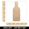 Wine Bottle Icon Unfinished Craft Wood Holiday Christmas Tree DIY Pre-Drilled Ornament